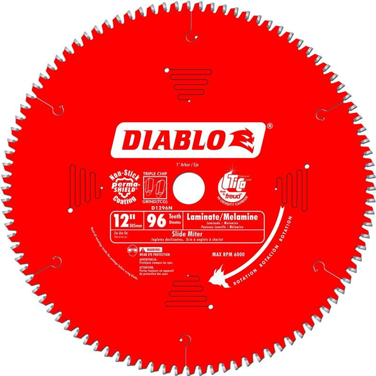 Freud Diablo  Non-Ferrous Metal and Plastic Cutting Saw Blade D1269N