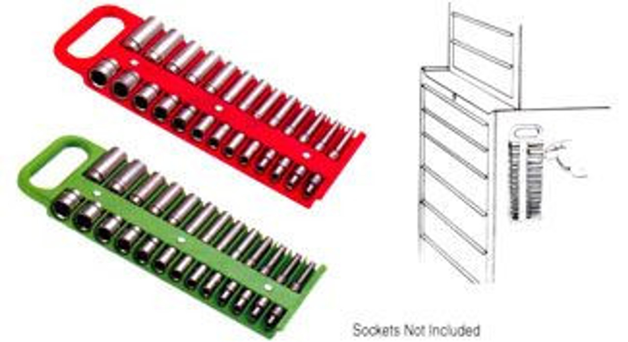 1/4 in  Magnetic Socket Holder (RED)