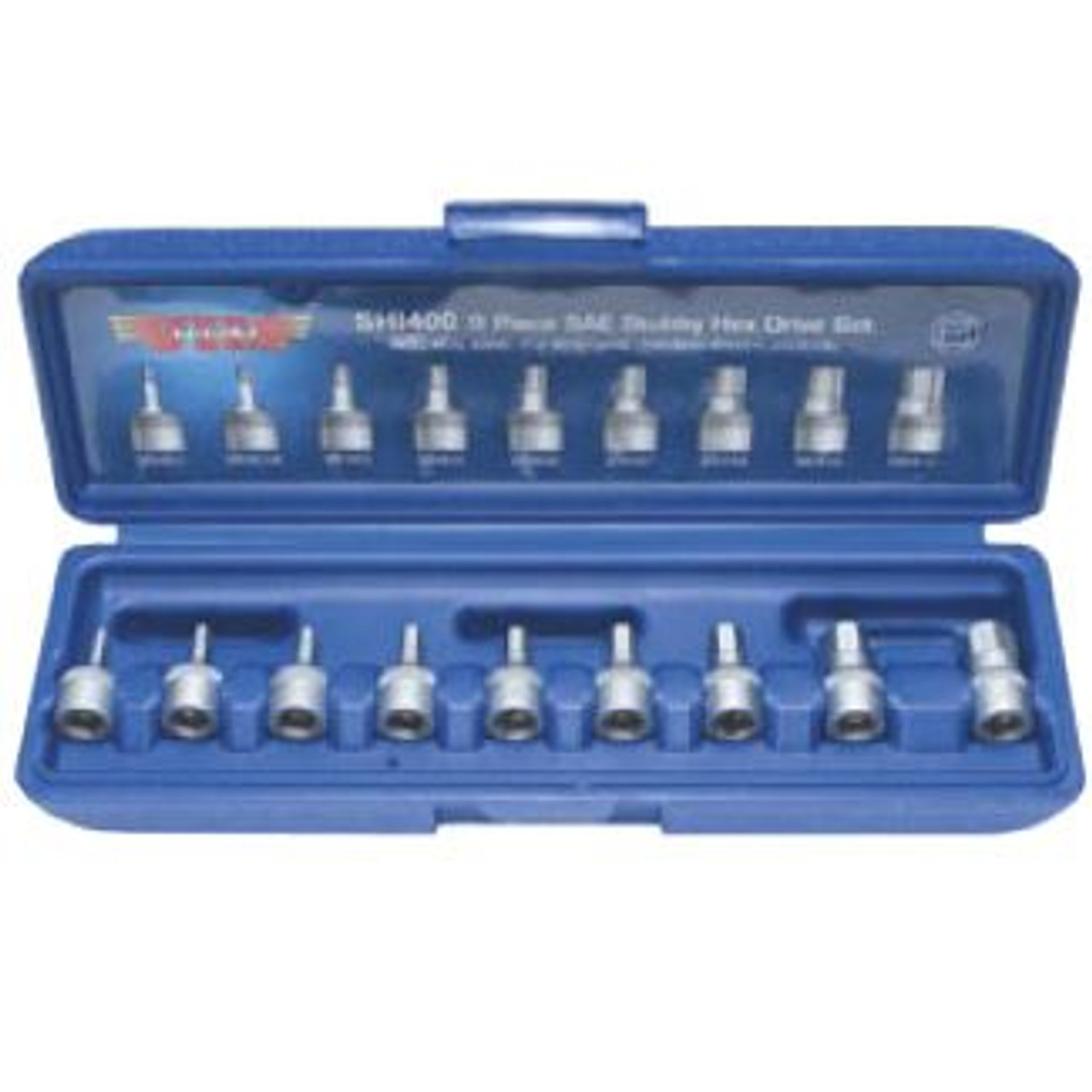 9-Piece 1/4 in. Dr. SAE 3/32 in. - 3/8 in. Stubby Hex Bit Set