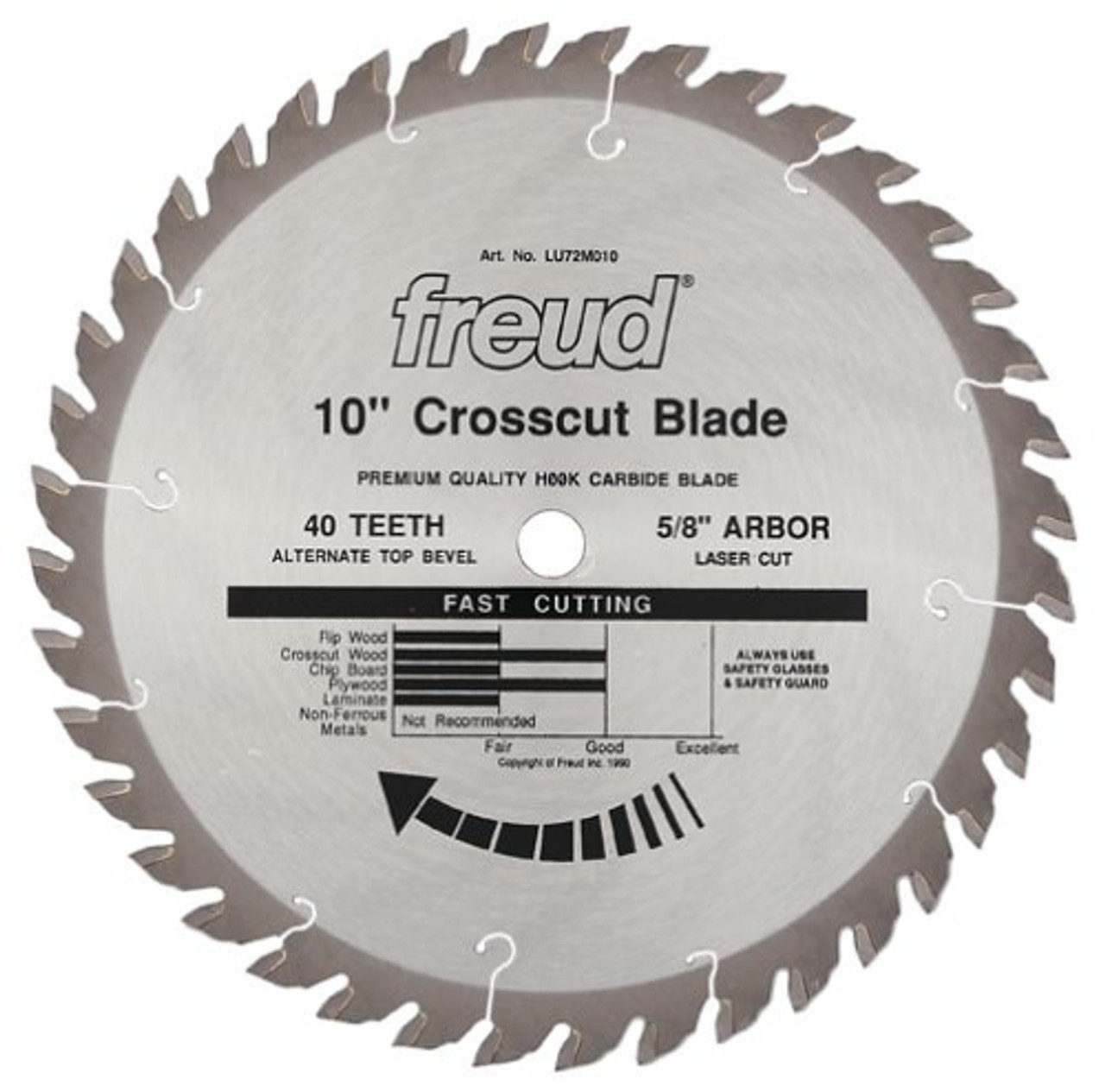 Freud 10 in. 40 tooth ATB General Purpose 5/8 in.