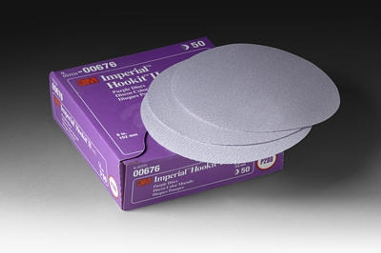 3M Imperial Hookit II Disc, 00676, 6 in, P280C, 50 discs