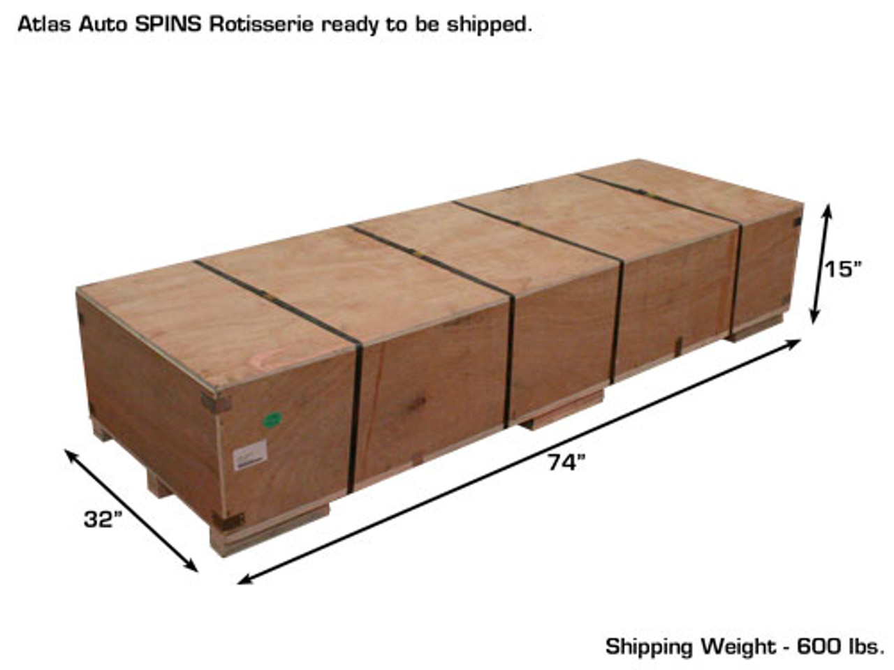 Rotisserie 3,000 lb. Capacity