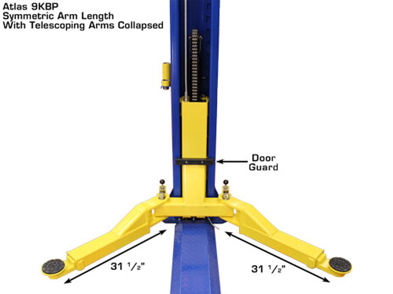 Baseplate 9,000 lbs. Capacity 2 Post Lift