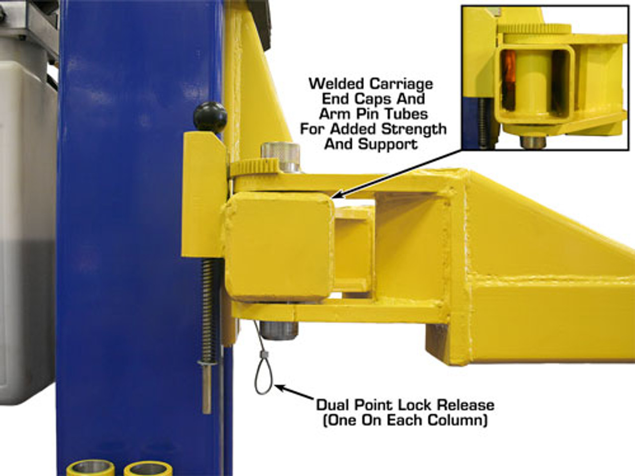 Overhead 9,000 lbs. Capacity 2 Post Lift (Discontinued) See TD-9OHSC-SS-FPD