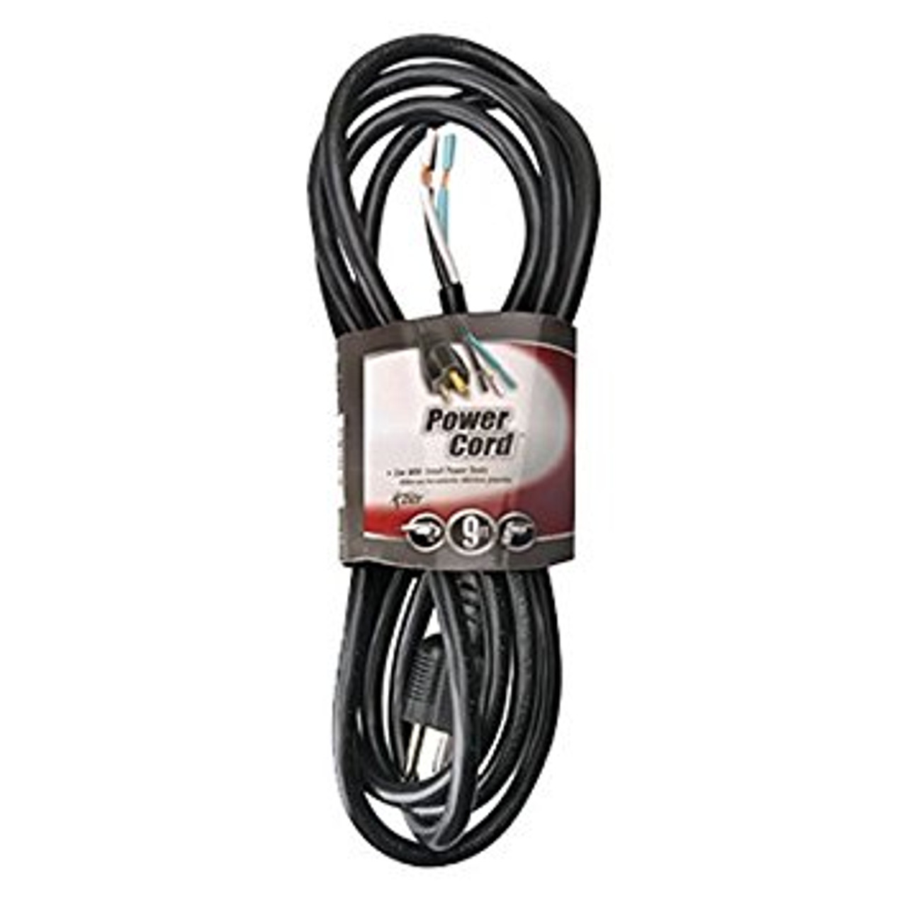 Professional grade replacement power cord for power tools
Heavy-duty strain relief protects electrical connections resulting in longer cord life
Reinforced blades help prevent accidental bending or breaking
SJTW rating - designed for outdoor use - weather resistant jacket
Meets OSHA specifications for general use