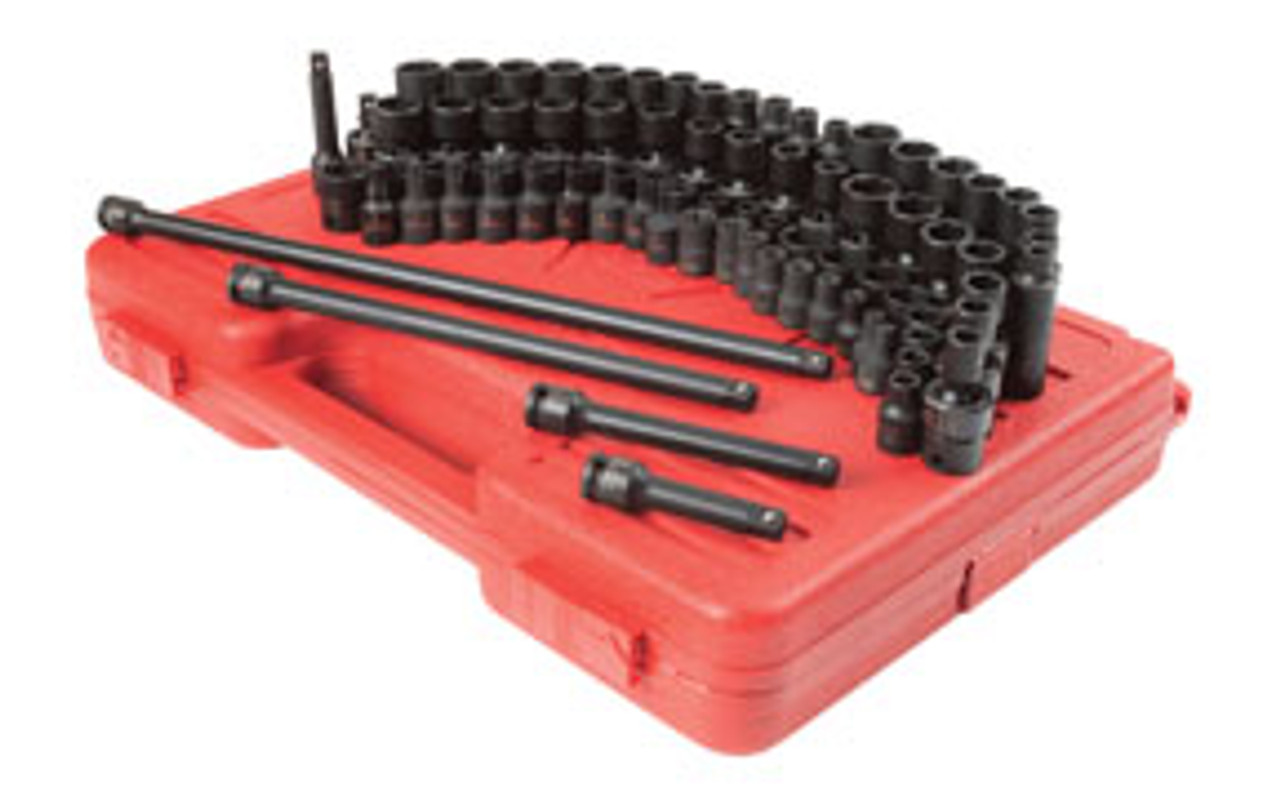 Sunex Tools 80 Pc. 3/8? Drive Master Impact Socket Set (SUU-3580)