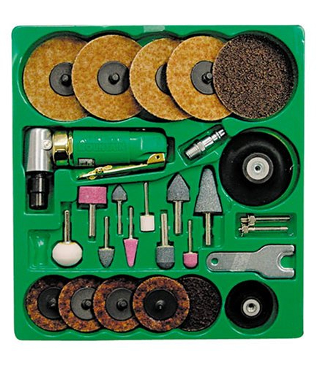 Mountain 90 Angle 1/4 inch Die Grinder and Surface Prep Kit MTN7310