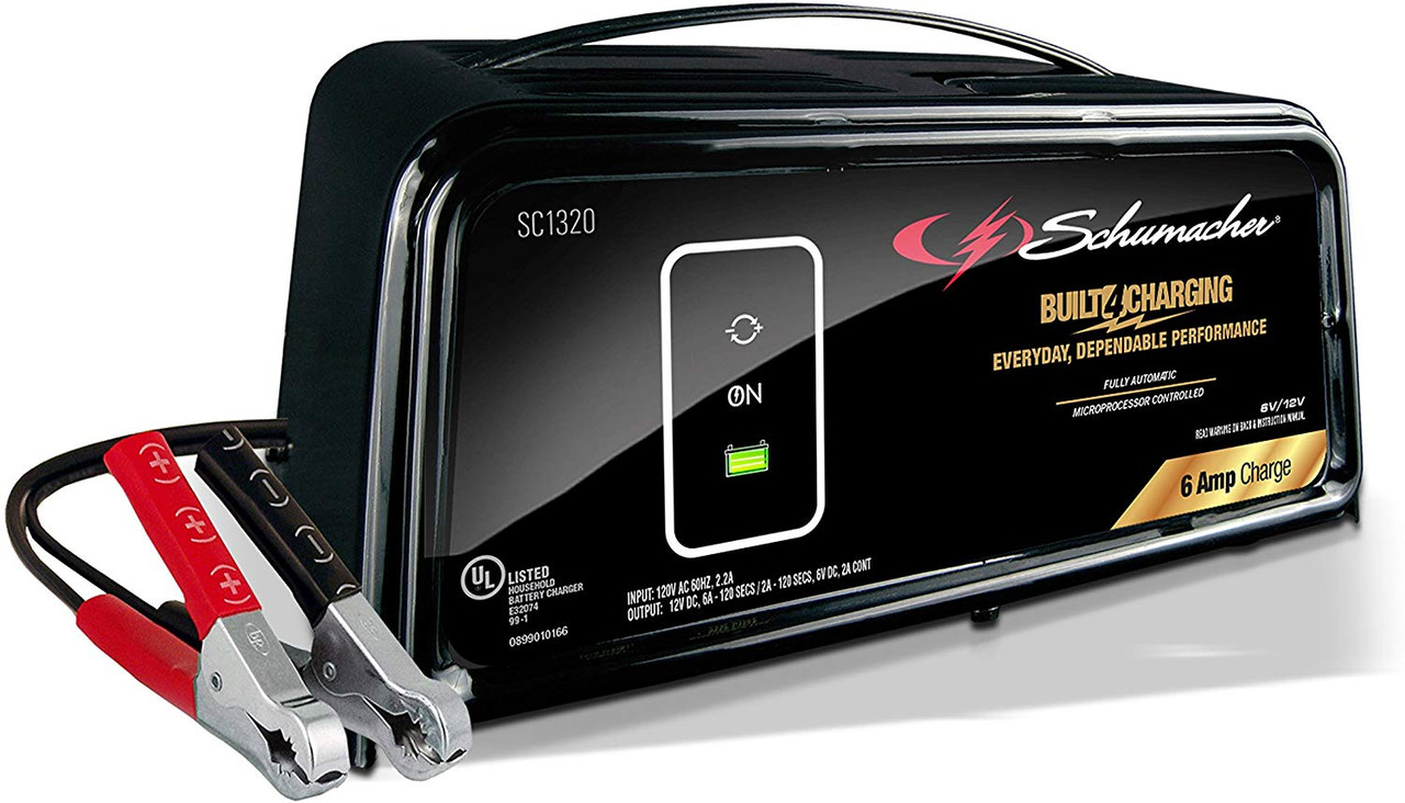 Schumacher SC1320 6/12V Fully Automatic Battery Charger and 6A Maintainer