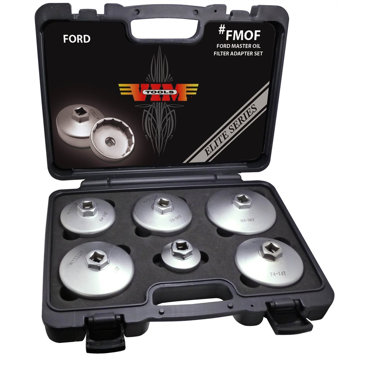 Durston Manufacturing Co FMOF FORD Master Oil Filter Adapter Set - 6 Piece