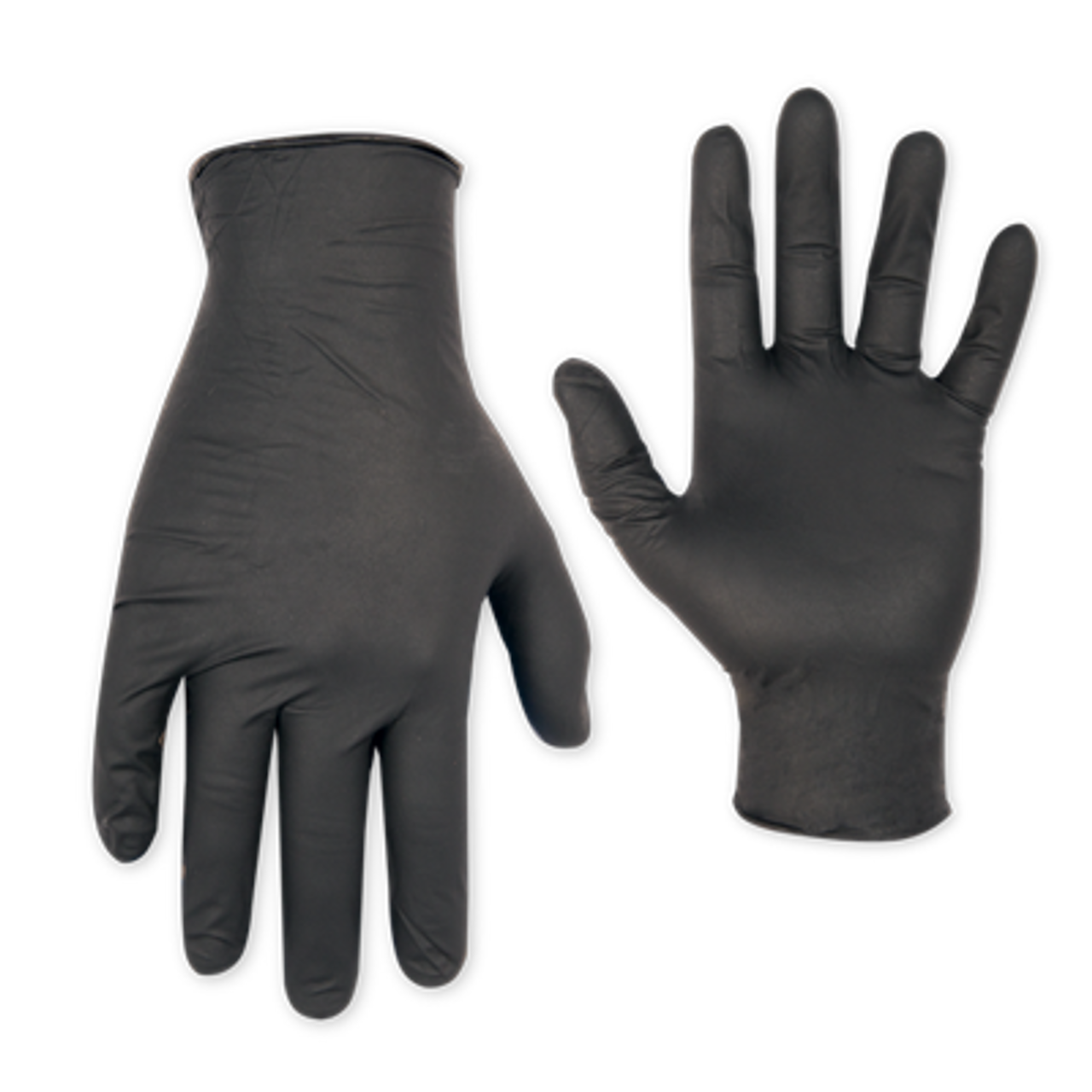 Black Nitrile Disposable Gloves, Non powdered, 100/Box (Large)(2337_XL) Black Nitrile Disposable Gloves, Non powdered, 100/Box (Large)(2337_XL)