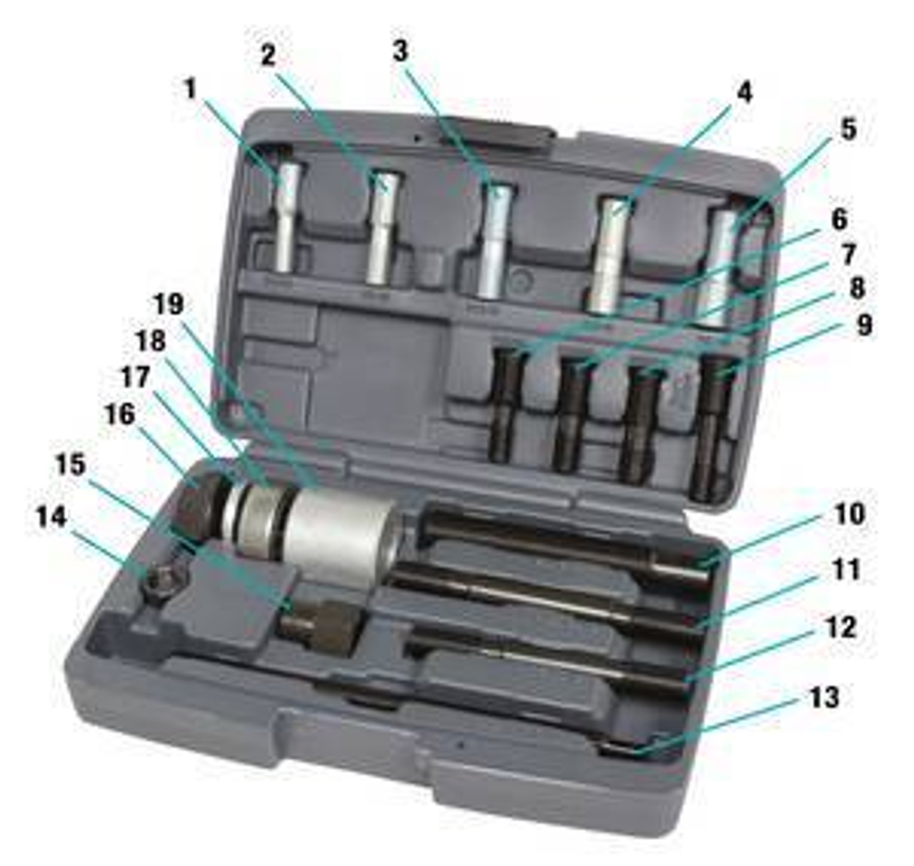 53760 HARMONIC BALANCER INSTALLER KIT, 12 ADAPTERS