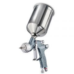 AES Industries Spray Gun Cup Gravity Feed 1 Liter Aluminum Snap-In Lid - Foto 7