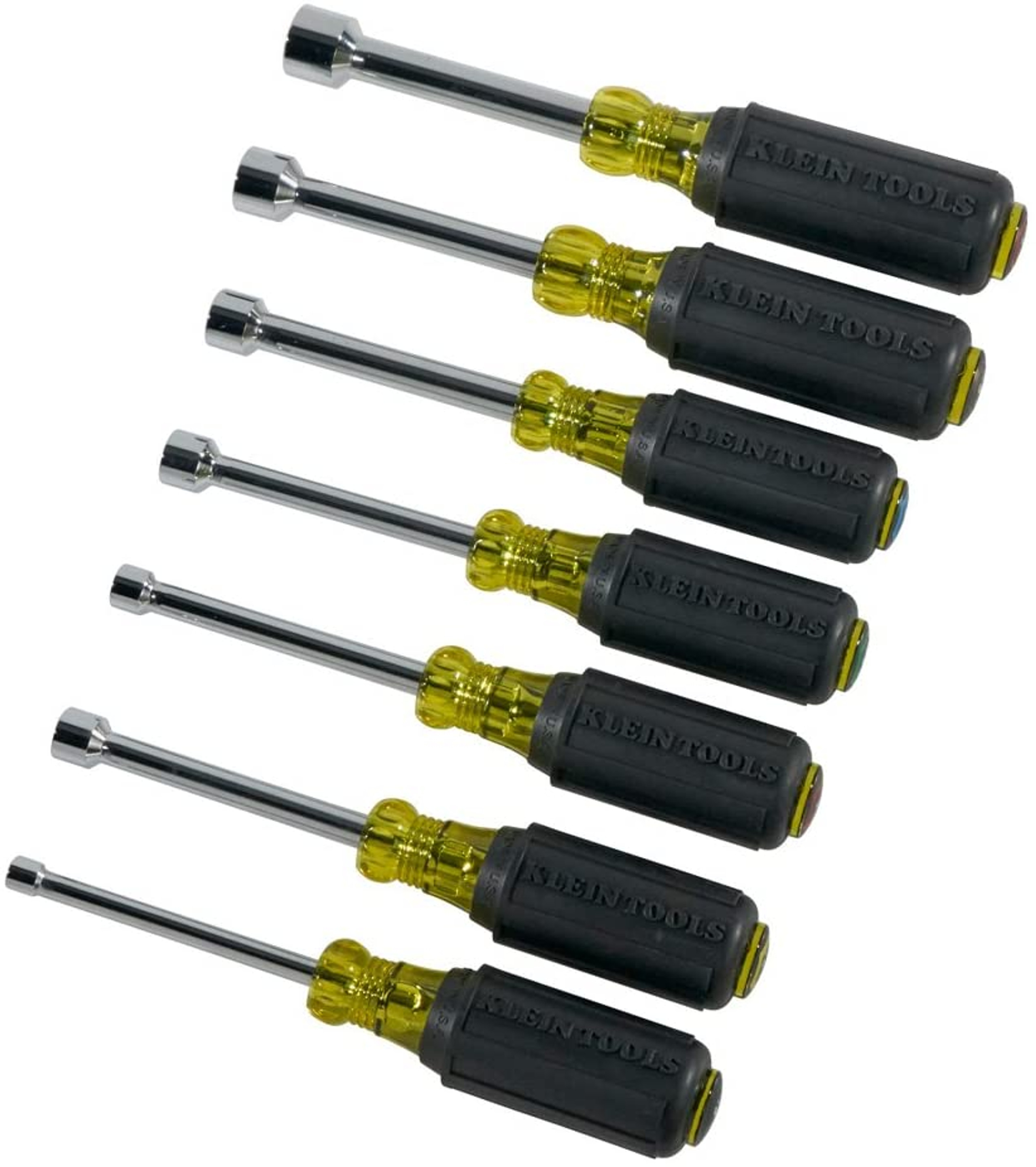 Klein Tools 631 Tool Set, Nut Driver Set w/Hex Nut Sizes 3/16, 1/4, 5/