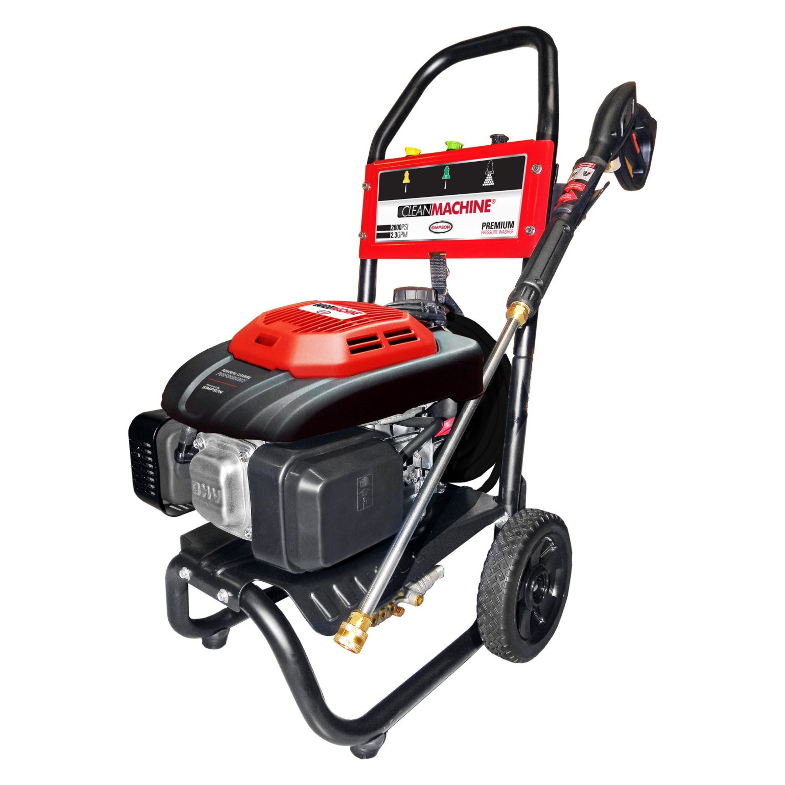 SIMPSON Clean Machine CM61081 Gas Pressure Washer 2800 PSI at 2.3 GPM
