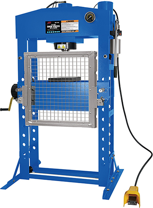 Shop Press Container 75-Ton Shop Press with Safety Guard