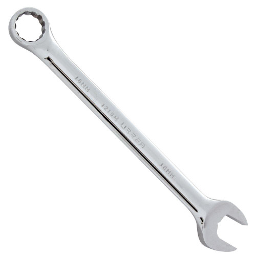 Satin finish combination wrench, Size: 11mm, 12 point, Tool Length: 6-1/2"