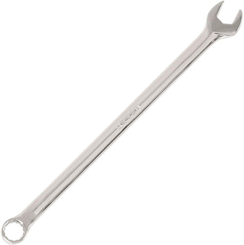 Full polished  Extra Long combination wrench, Size: 12mm, 12 point, Total Length: 8-7/8"