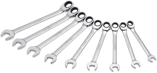 URREA Spline Ratcheting Wrench Set,JLMC9