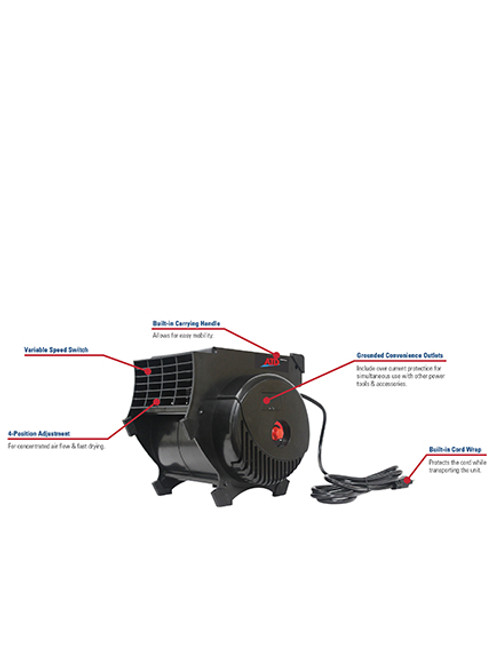 ATD Tools 1200 CFM, Variable Speed, Pro Air Blower