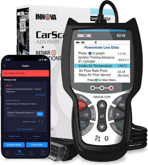 Upgraded the Innova 3040 Scan Tool to 5210