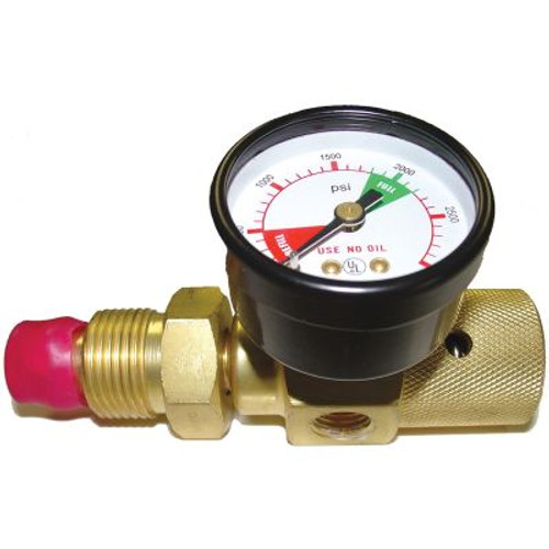 Pre-Set Gas Flow Regulator, 100 PSI