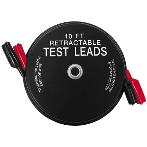 Retractable Test Leads - 2 Leads x 10 ft.