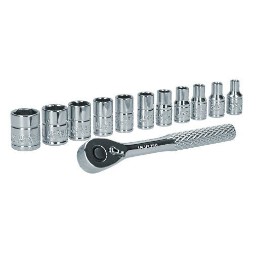 1/4" Drive Socket 12 Pieces Set With Accessories 47101