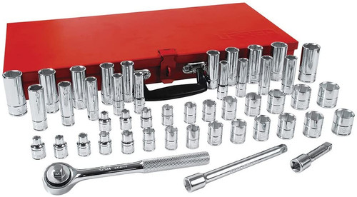 3/8" Drive Socket 48 Pieces Set With Accessories 5200B