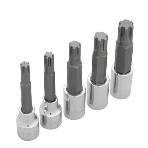 1/2" Drive Torx Bit Sockets 5 Pieces Set 5443M5