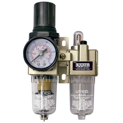 1/4-inch Air Filter with Regulator and Lubricator