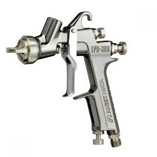 ANEST IWATA 3958 LPH300-LV Series HVLP Gravity Feed Spray Gun with Cup, 1.3 mm Nozzle, 600 mL Capacity