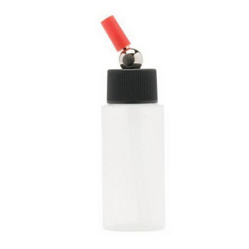 ANEST IWATA 4162 High Strength Cylinder Bottle with Adapter Cap, 1 oz, Use With: All Airbrush Paint Medium ANEST IWATA 4162 High Strength Cylinder Bottle with Adapter Cap, 1 oz, Use With: All Airbrush Paint Medium