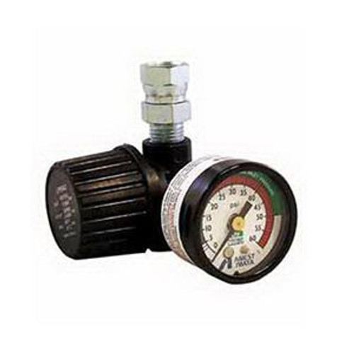 ANEST IWATA 8131B Adjustable Air Flow Regulator, 1/4 in FNPT Inlet x 1/4 in FNPT Outlet, 0 to 60 psi ANEST IWATA 8131B Adjustable Air Flow Regulator, 1/4 in FNPT Inlet x 1/4 in FNPT Outlet, 0 to 60 psi