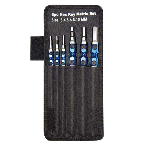 6pc 180° Swivel Hex Wrench Set - 3mm - 10mm AST1031