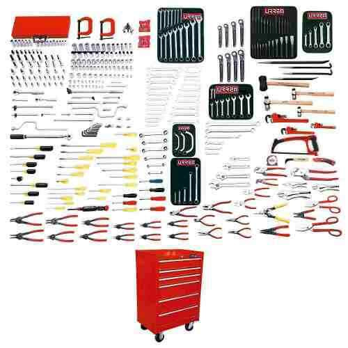URREA 397 pc Combination industrial master tool sets with toolbox #99521