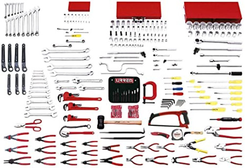 URREA 258 pc industrial master tool sets with toolbox #99712B