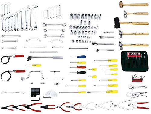 URREA 136 pc Automotive sets with toolbox #9907