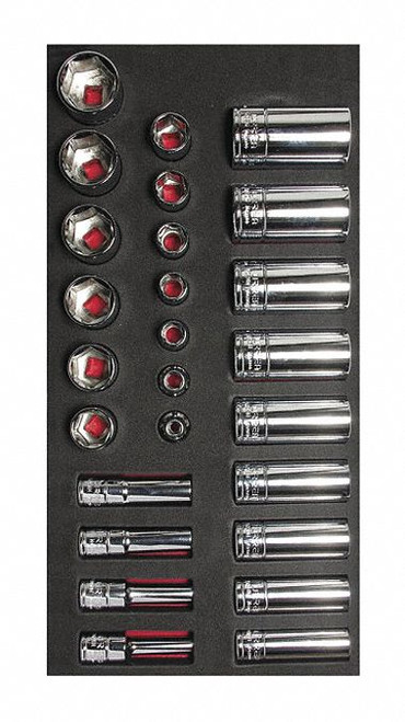 URREA 26 pc 3/8? DRIVE SOCKET SETS WITH ACCESSORIES #CH106