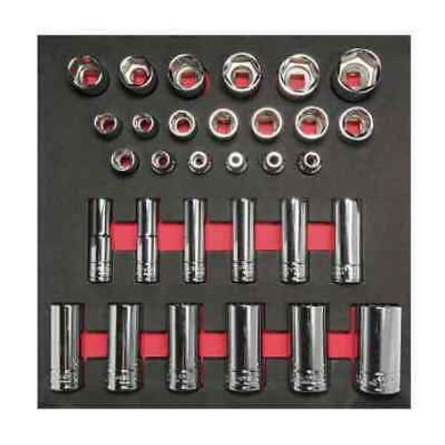 URREA 31 pc 1/2? DRIVE SOCKET SETS WITH ACCESSORIES #CH206