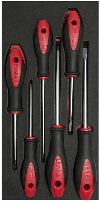 URREA 6 pc BIMATERIAL SCREWDRIVER SETS #CH115