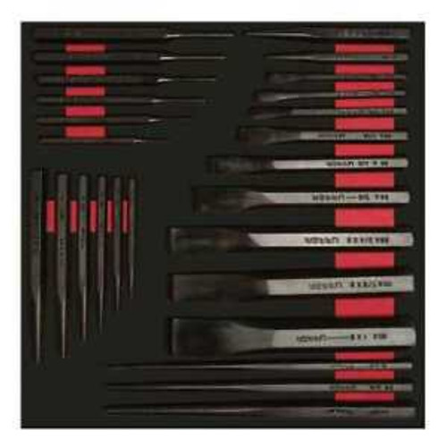 URREA 26 pc CHISEL, PUNCH AND DRIFT PIN SETS #CH211