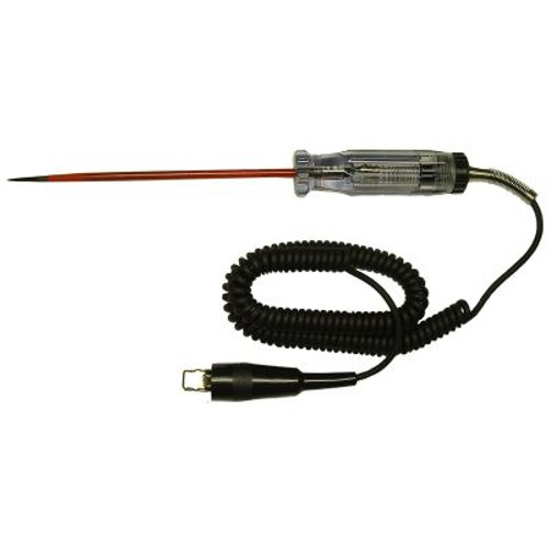 Heavy Duty Circuit Tester With 6-1/2" Long Probe and Retractable Wire 27250