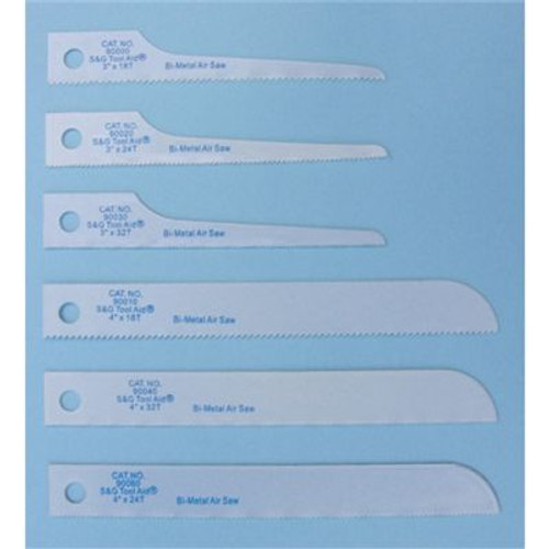 Reciprocating Air Saw Blades, 4 in. All Purpose 32 TPI (5-Pack) 90060