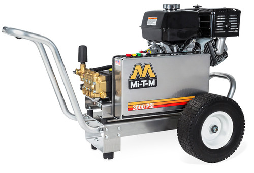 Mi-T-M CBA-3504-1MGH Cold Water Pressure Washers, CBA Aluminum Series Gasoline Belt Drive