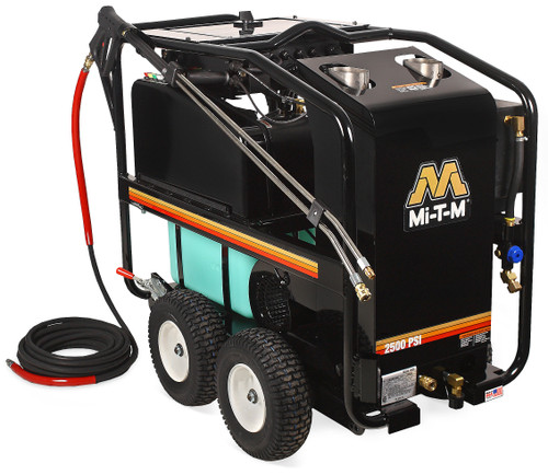 Mi-T-M HSE-2504-0M10 Hot Water Pressure Washers, HSE Series Electric Belt Drive