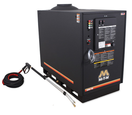 Mi-T-M HG-3004-3460 Hot Water Pressure Washers, HG Series Natural Gas/LP Belt Drive