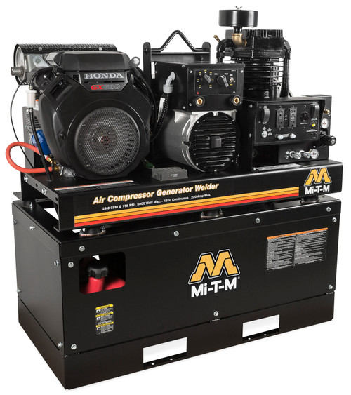 Mi-T-M AGW-SH22-20M  Air Compressor/Generator/Welder Combinations ,Two Stage Gasoline 20-Gallon