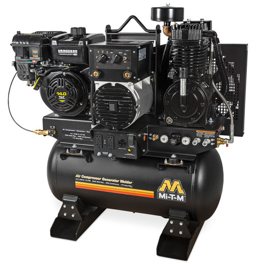 Mi-T-M AGW-SV14-30M  Air Compressor/Generator/Welder Combinations ,Two Stage Gasoline 30-Gallon