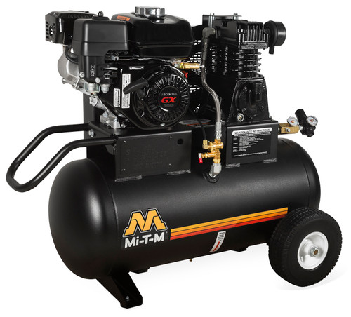 Mi-T-M AM1-PH65-20M Gasoline Air Compressors, 20-Gallon Single Stage Gasoline