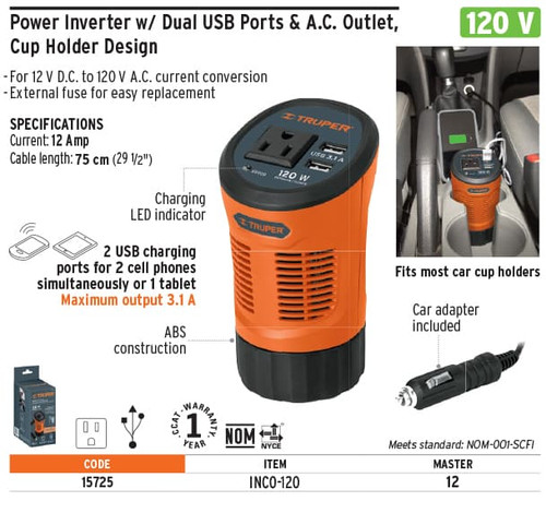 Schumacher DSR116 DSR Pro Series 12V Jump Starter with Inverter